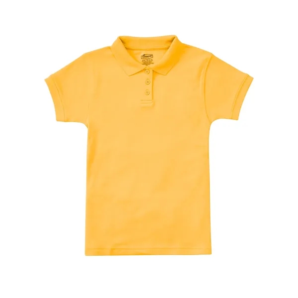 Classroom Uniforms Juniors Short Sleeve Fitted Interlock Polo... from ASI 86018 Scrub Authority / Uniform Stores