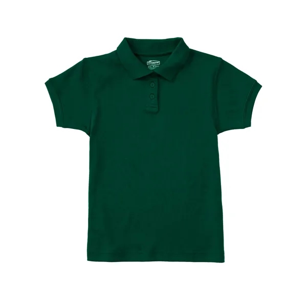 Classroom Uniforms Juniors Short Sleeve Fitted Interlock Polo... from ASI 86018 Scrub Authority / Uniform Stores