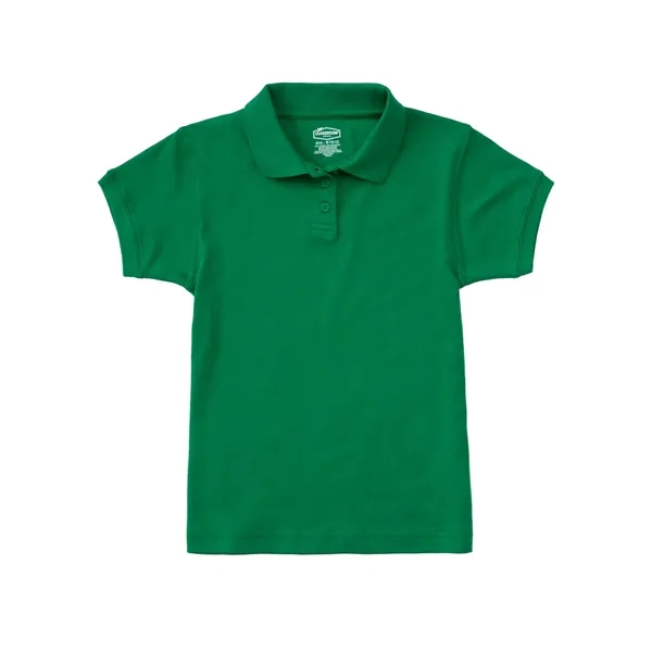 Classroom Uniforms Juniors Short Sleeve Fitted Interlock Polo... from ASI 86018 Scrub Authority / Uniform Stores