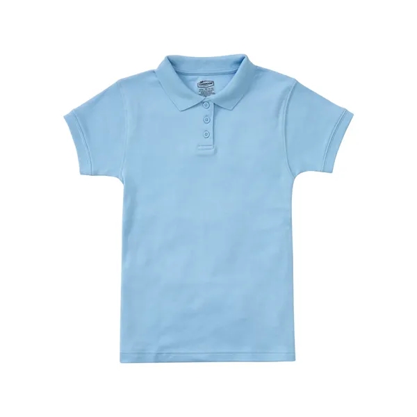 Classroom Uniforms Juniors Short Sleeve Fitted Interlock Polo... from ASI 86018 Scrub Authority / Uniform Stores