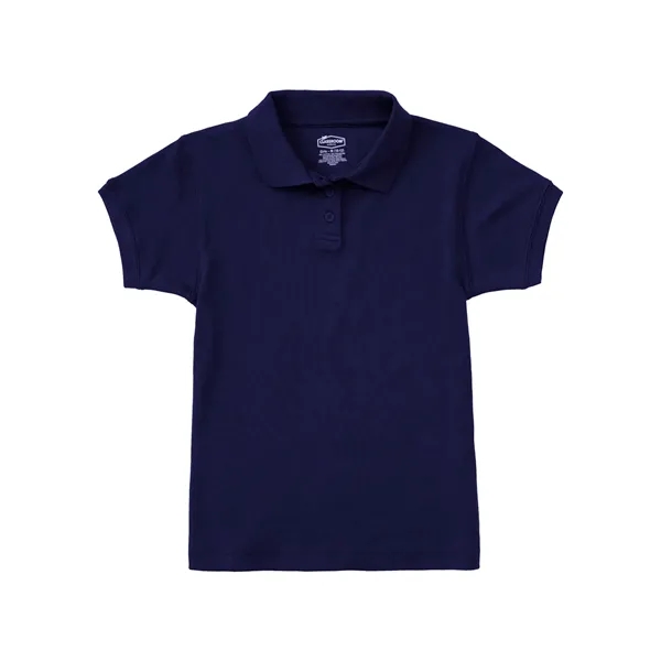 Classroom Uniforms Juniors Short Sleeve Fitted Interlock Polo... from ASI 86018 Scrub Authority / Uniform Stores