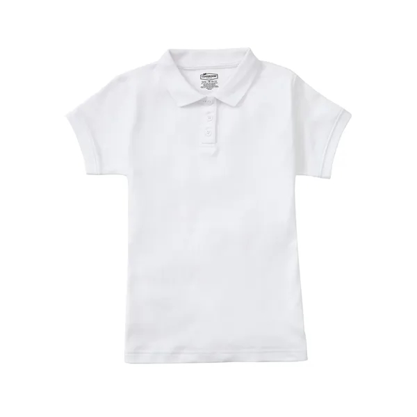 Classroom Uniforms Juniors Short Sleeve Fitted Interlock Polo... from ASI 86018 Scrub Authority / Uniform Stores