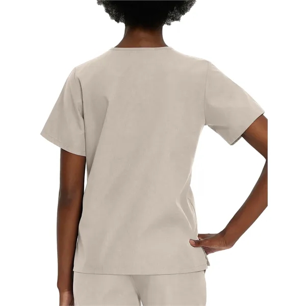 Landau Essentials V-Neck Tunic... from ASI 86018 Scrub Authority / Uniform Stores