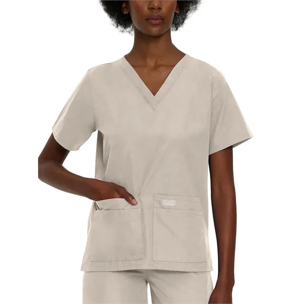 Landau Essentials V-Neck Tunic... from ASI 86018 Scrub Authority / Uniform Stores