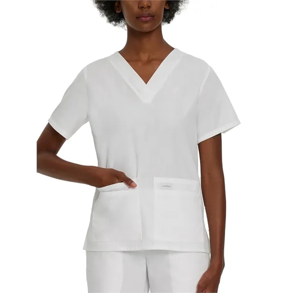 Landau Essentials V-Neck Tunic... from ASI 86018 Scrub Authority / Uniform Stores