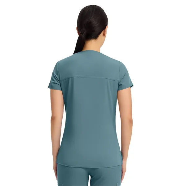 Med Couture Touch Women's Chest Pocket Top... from ASI 86018 Scrub Authority / Uniform Stores