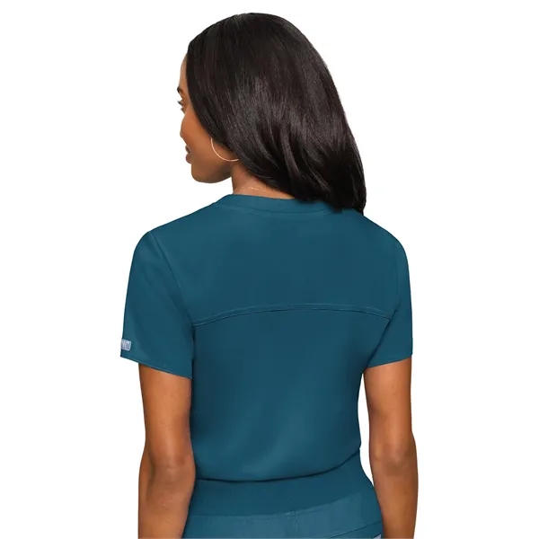 Med Couture Touch Women's Chest Pocket Top... from ASI 86018 Scrub Authority / Uniform Stores