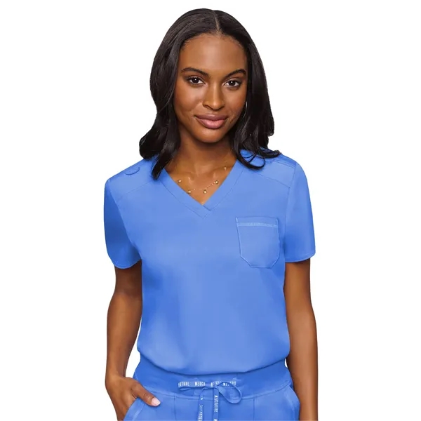 Med Couture Touch Women's Chest Pocket Top... from ASI 86018 Scrub Authority / Uniform Stores