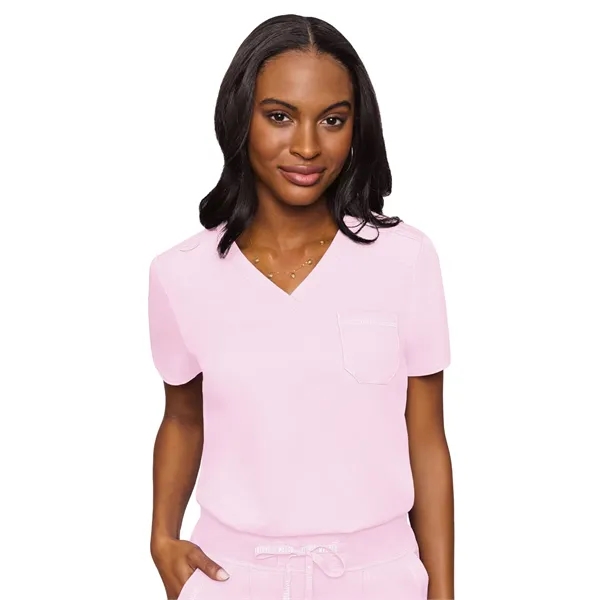 Med Couture Touch Women's Chest Pocket Top... from ASI 86018 Scrub Authority / Uniform Stores