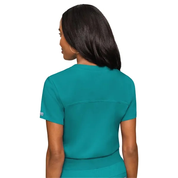 Med Couture Touch Women's Chest Pocket Top... from ASI 86018 Scrub Authority / Uniform Stores