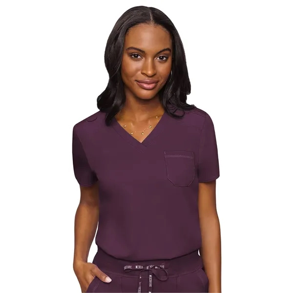 Med Couture Touch Women's Chest Pocket Top... from ASI 86018 Scrub Authority / Uniform Stores
