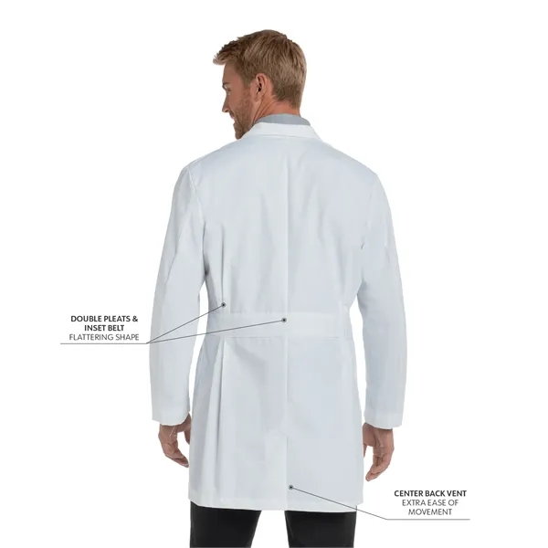 Landau Men's 3-Pocket Mid-Length Lab Coat... from ASI 86018 Scrub Authority / Uniform Stores