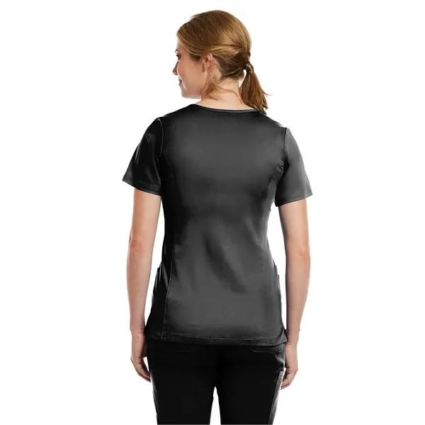 Maevn Matrix Women's Curved Mock Wrap Top... from ASI 86018 Scrub Authority / Uniform Stores