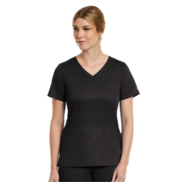 Maevn Matrix Women's Curved Mock Wrap Top... from ASI 86018 Scrub Authority / Uniform Stores