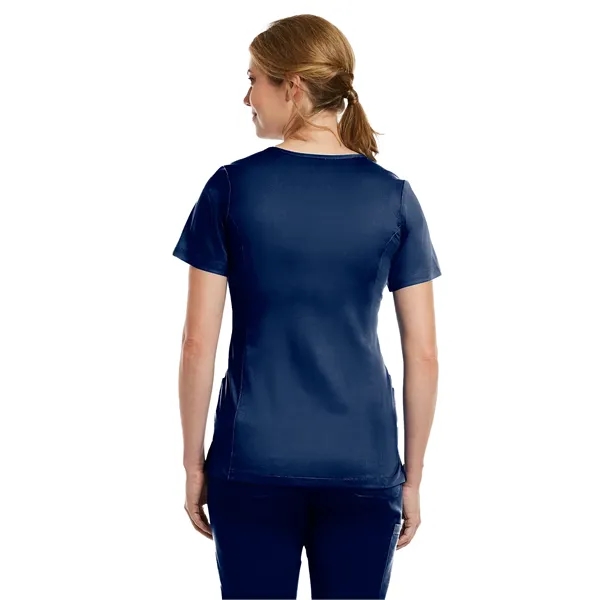 Maevn Matrix Women's Curved Mock Wrap Top... from ASI 86018 Scrub Authority / Uniform Stores
