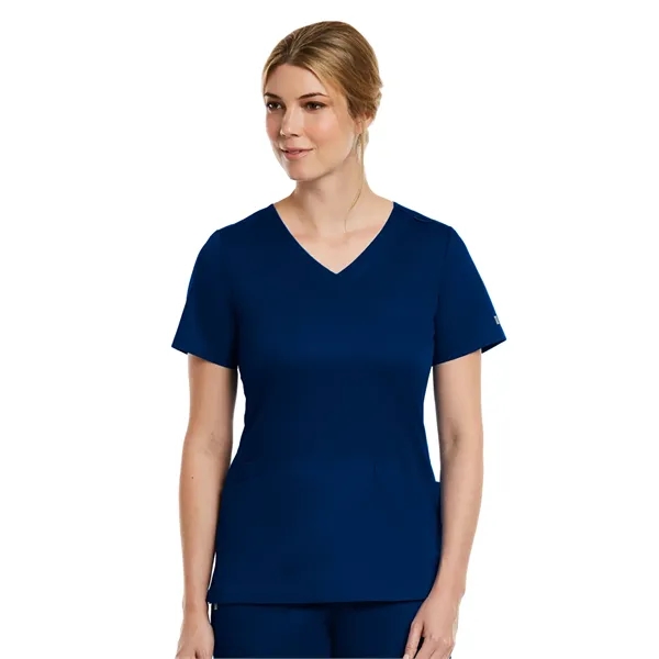 Maevn Matrix Women's Curved Mock Wrap Top... from ASI 86018 Scrub Authority / Uniform Stores