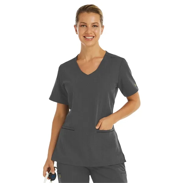 Maevn - Matrix Pro - Women's Two-Pocket Knit V-neck Top... from ASI 86018 Scrub Authority / Uniform Stores