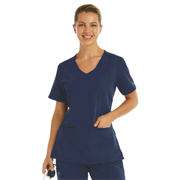 Maevn - Matrix Pro - Women's Two-Pocket Knit V-neck Top... from ASI 86018 Scrub Authority / Uniform Stores