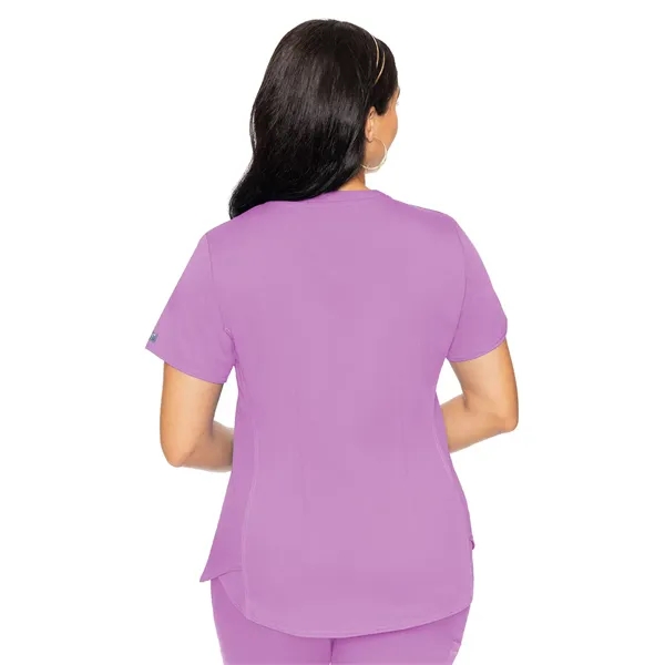 Med Couture Touch Women's V-Neck Shirttail Top... from ASI 86018 Scrub Authority