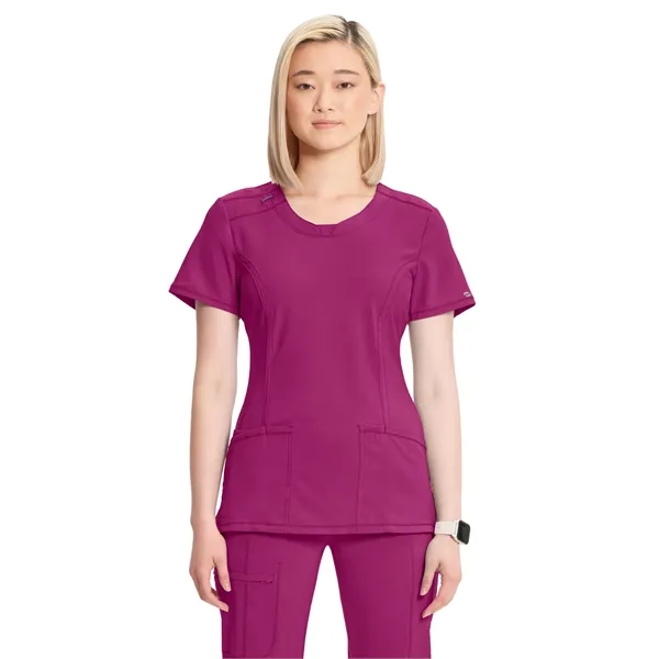 Cherokee Infinity Women's Round Neck Top... from ASI 86018 Scrub Authority / Uniform Stores
