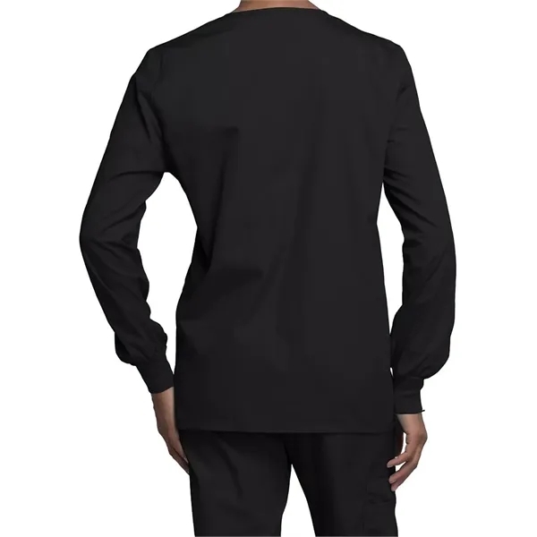 Cherokee WW Originals Women's Snap Front Warm-Up Jacket... from ASI 86018 Scrub Authority / Uniform Stores