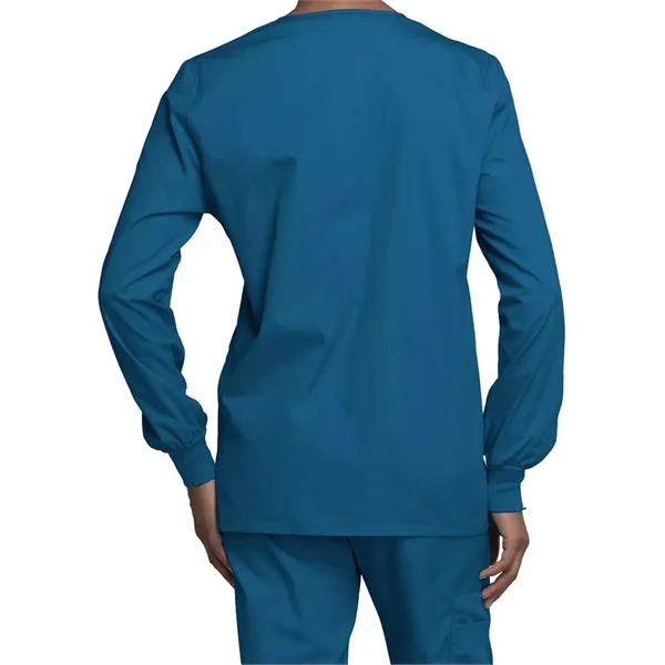 Cherokee WW Originals Women's Snap Front Warm-Up Jacket... from ASI 86018 Scrub Authority / Uniform Stores
