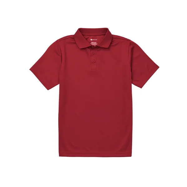 Classroom Uniforms Youth Unisex Moisture Wicking Polo... from ASI 86018 Scrub Authority / Uniform Stores