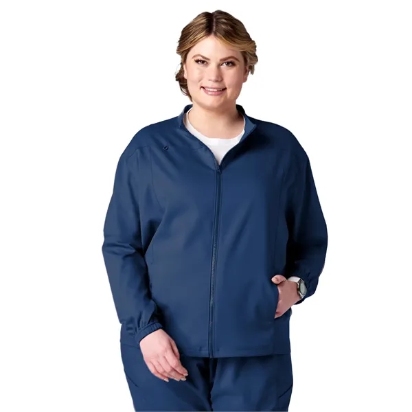 Meta Scrubs - Unisex 2-Pocket Zip Front Jacket... from ASI 86018 Scrub Authority / Uniform Stores