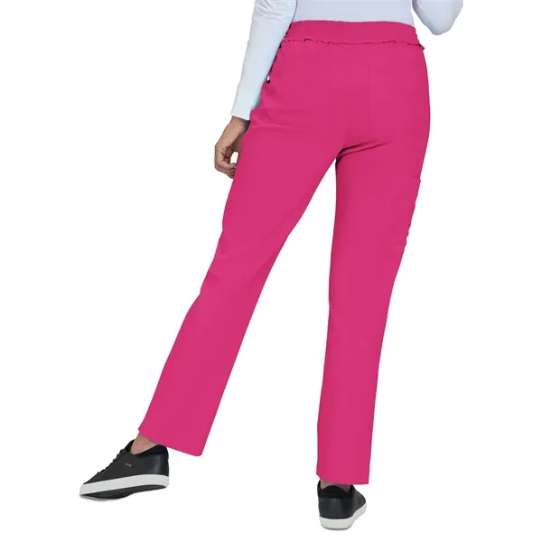 koi - Betsey Johnson - Women's 6-Pocket Ruffle Waist Berg...... from ASI 86018 Scrub Authority / Uniform Stores