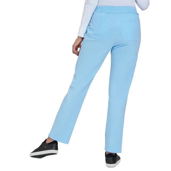 koi - Betsey Johnson - Women's 6-Pocket Ruffle Waist Berg...... from ASI 86018 Scrub Authority / Uniform Stores