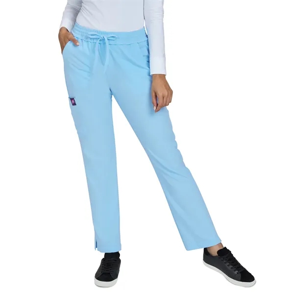 koi - Betsey Johnson - Women's 6-Pocket Ruffle Waist Berg...... from ASI 86018 Scrub Authority / Uniform Stores