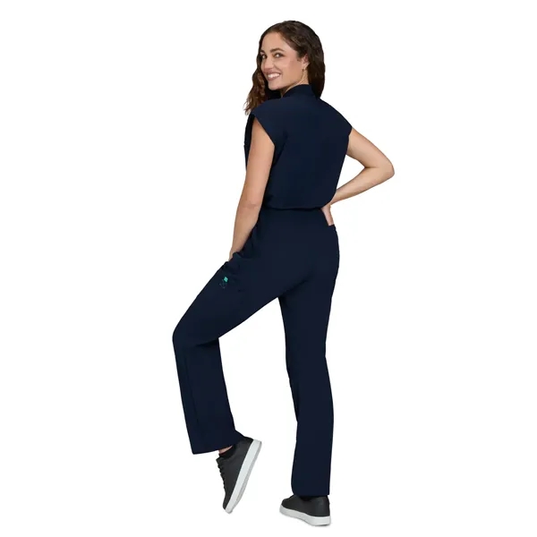 koi - Solis - Women's Zipper Front 9-Pocket Boot Cut Anja...... from ASI 86018 Scrub Authority / Uniform Stores