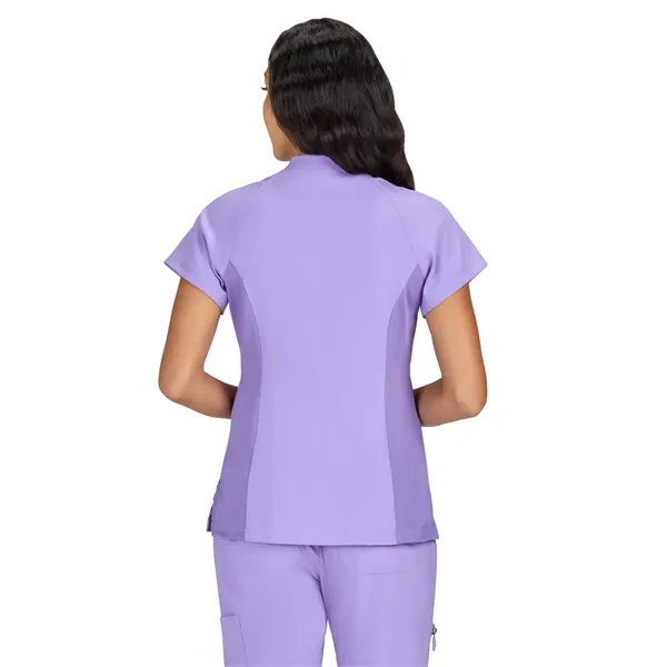 koi - Lite - Women's 4-Pocket Ombre Zipper Neck Limited E...... from ASI 86018 Scrub Authority / Uniform Stores