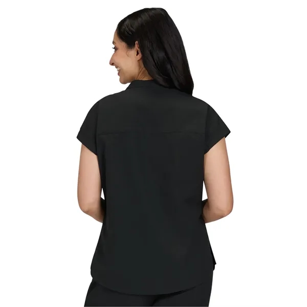 koi - Solis - Women's Zipper Neck Combo Chest Pocket Catr...... from ASI 86018 Scrub Authority / Uniform Stores