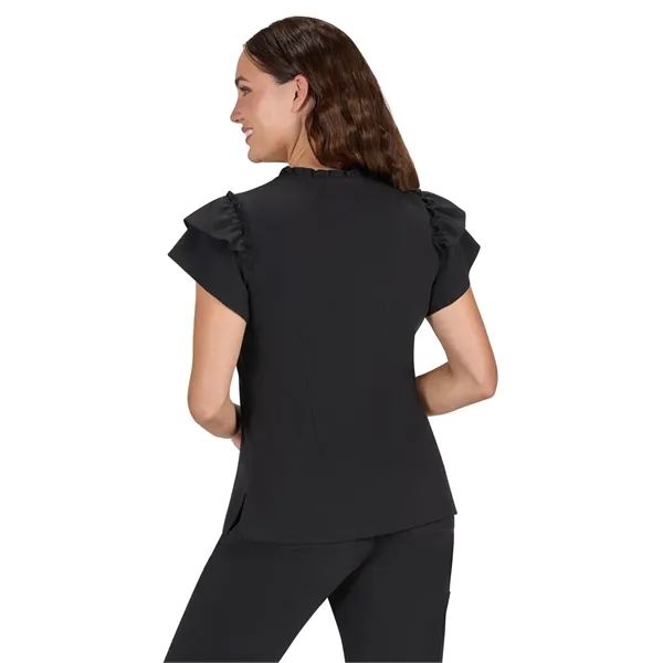 koi - Betsey Johnson - Women's 2-Pocket Ruffle Sleeve and...... from ASI 86018 Scrub Authority / Uniform Stores