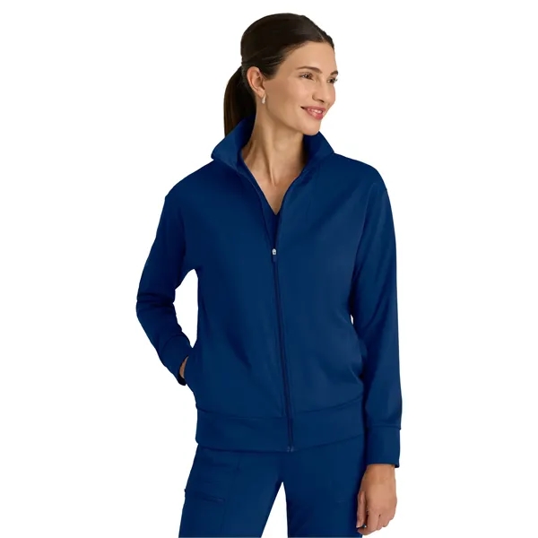 Barco - Grey's Anatomy Knit Stretch - Four Pocket Zip Fro...... from ASI 86018 Scrub Authority / Uniform Stores