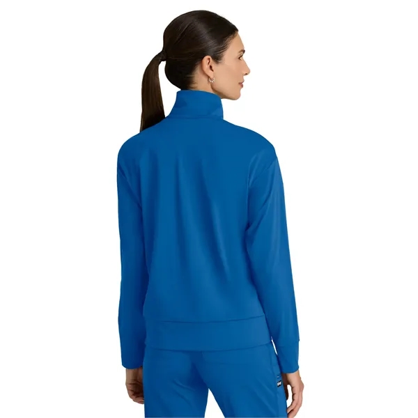 Barco - Grey's Anatomy Knit Stretch - Four Pocket Zip Fro...... from ASI 86018 Scrub Authority / Uniform Stores