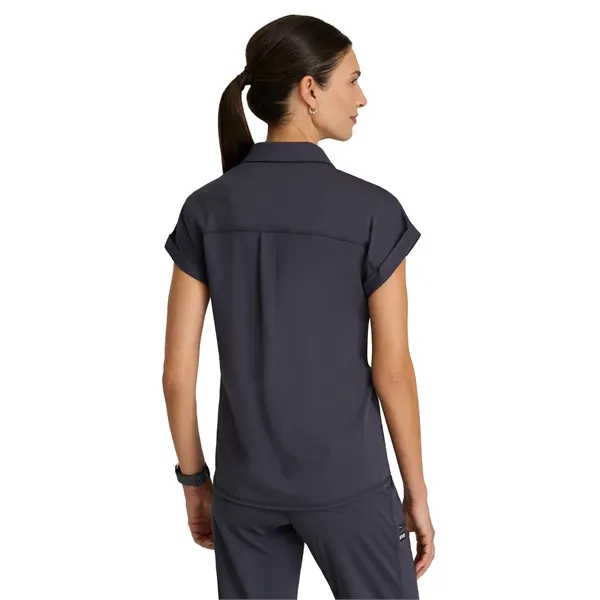Barco - Grey's Anatomy Knit Stretch - One Pocket Polo Nec...... from ASI 86018 Scrub Authority / Uniform Stores
