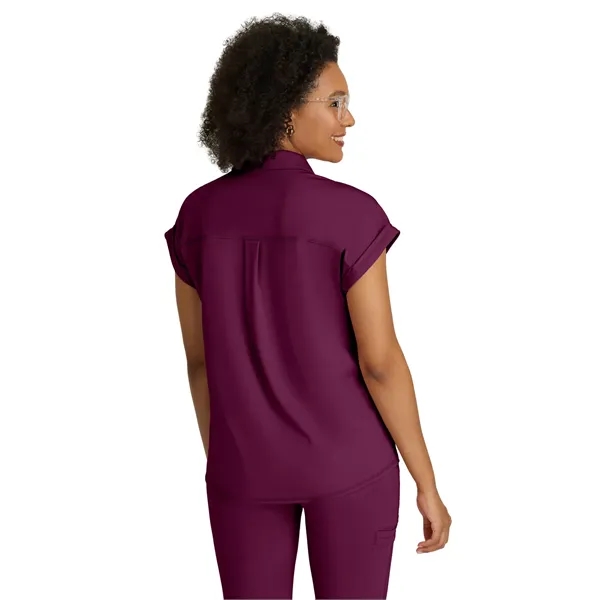Barco - Grey's Anatomy Knit Stretch - One Pocket Polo Nec...... from ASI 86018 Scrub Authority / Uniform Stores