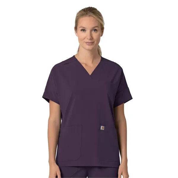 Carhartt Scrubs - Cross-Flex - Women's Four-Pocket Oversi...... from ASI 86018 Scrub Authority / Uniform Stores
