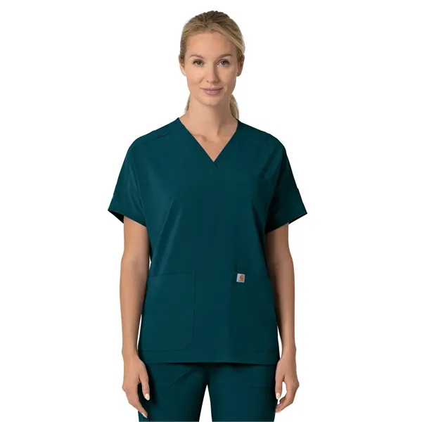 Carhartt Scrubs - Cross-Flex - Women's Four-Pocket Oversi...... from ASI 86018 Scrub Authority / Uniform Stores
