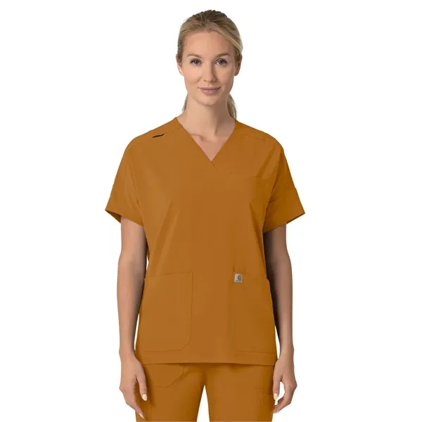 Carhartt Scrubs - Cross-Flex - Women's Four-Pocket Oversi...... from ASI 86018 Scrub Authority / Uniform Stores