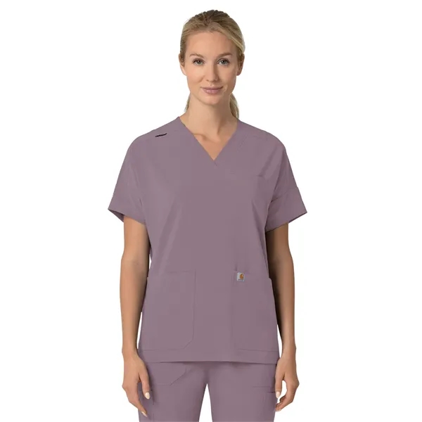 Carhartt Scrubs - Cross-Flex - Women's Four-Pocket Oversi...... from ASI 86018 Scrub Authority / Uniform Stores