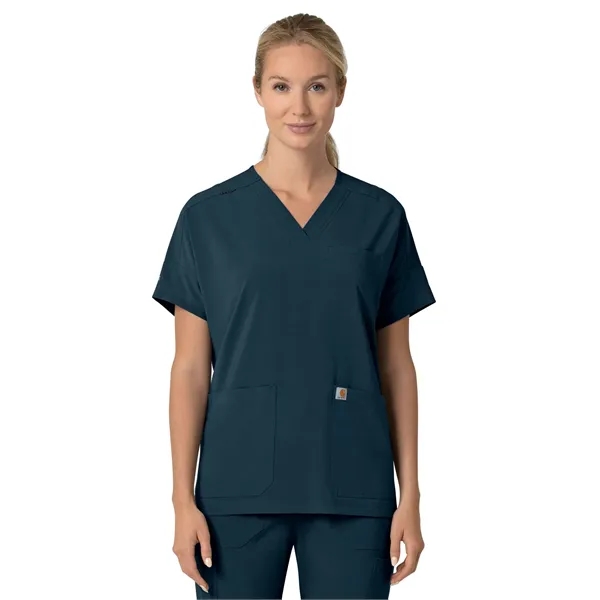 Carhartt Scrubs - Cross-Flex - Women's Four-Pocket Oversi...... from ASI 86018 Scrub Authority / Uniform Stores