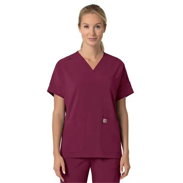 Carhartt Scrubs - Cross-Flex - Women's Four-Pocket Oversi...... from ASI 86018 Scrub Authority / Uniform Stores