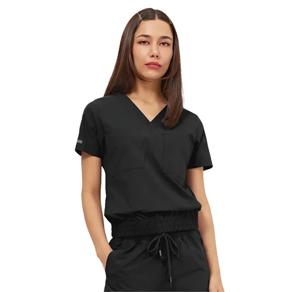 Parkley Quantum - Women's Two-Pocket LUNA Tuck Band V-Nec...... from ASI 86018 Scrub Authority