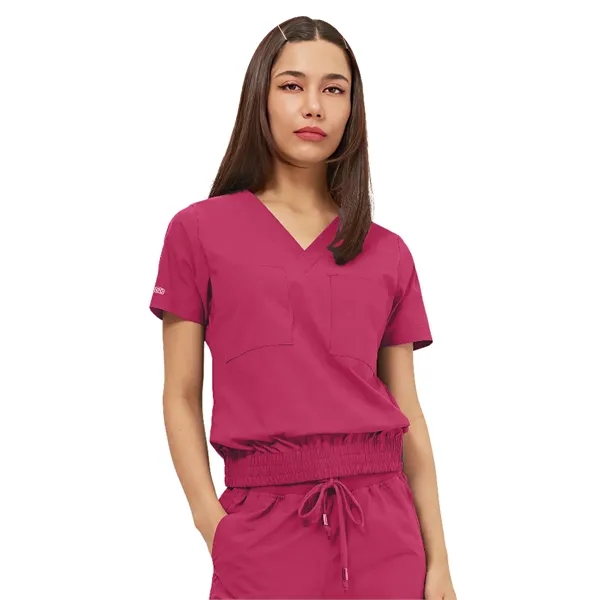 Parkley Quantum - Women's Two-Pocket LUNA Tuck Band V-Nec...... from ASI 86018 Scrub Authority