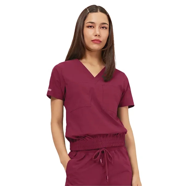 Parkley Quantum - Women's Two-Pocket LUNA Tuck Band V-Nec...... from ASI 86018 Scrub Authority