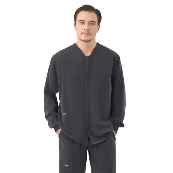 Parkley Quantum - Men's Two-Pocket ORION Snap Front Jacket... from ASI 86018 Scrub Authority