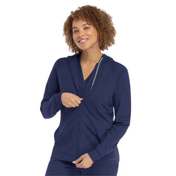 Maevn - Focus - Women's Six-Pocket Zip Up Hoodie Jacket... from ASI 86018 Scrub Authority / Uniform Stores
